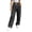 Black, variant on Oksale Womens Petite Sweatpants with Pockets Elastic Drawstring Waisted Straight Leg Sweat Pants Comfy Moisture Wicking Loose Gym Pants for Fall Black M