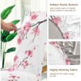 thumbnail image 3 of Cherry om Slipcover for Parson Chair, Machine Washable Chair Cushion Covers for Dining Chairs, Dining Chair Slipcovers Set of 4, Stretch Seat Covers, 3 of 6
