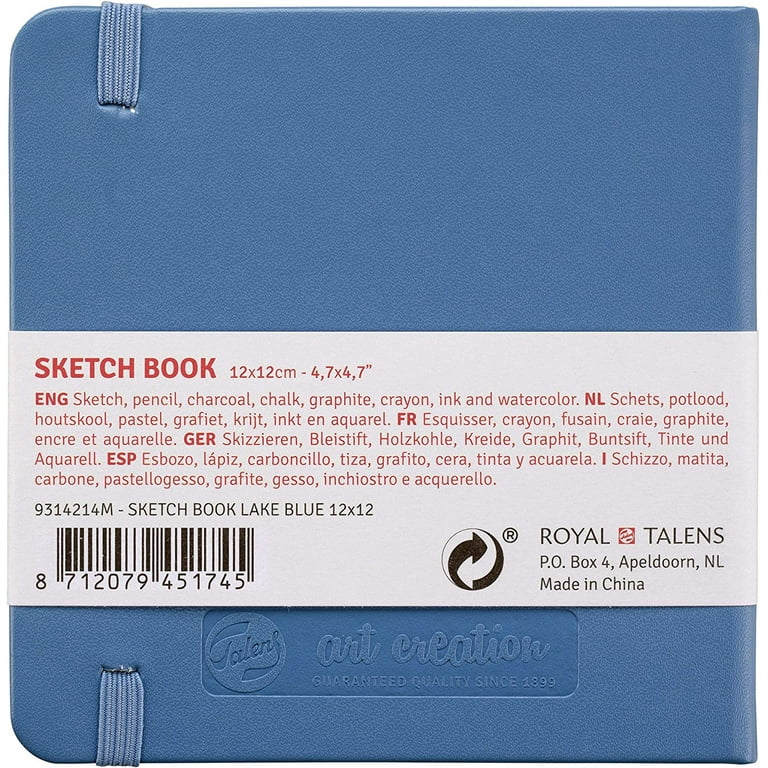 Sketchbook Lake Blue 12 x 12 cm 140 g 80 Sheets