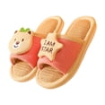 thumbnail image 2 of DPTALR Kids Boys And Girls Baby Spring And Autumn Non-slip Linen Cotton Slippers, 2 of 5