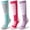 Multicolor, variant on 3 Pairs Merino Wool Ski Socks for Womens Mens Thermal Winter Warm Thick Knee High Socks for Skiing Snowboarding
