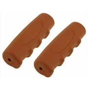 Grips Kraton Rubber 0214 Brown. Bike grips, bicycle grips, lowrider grips, beach cruiser grips, mountain bike grips