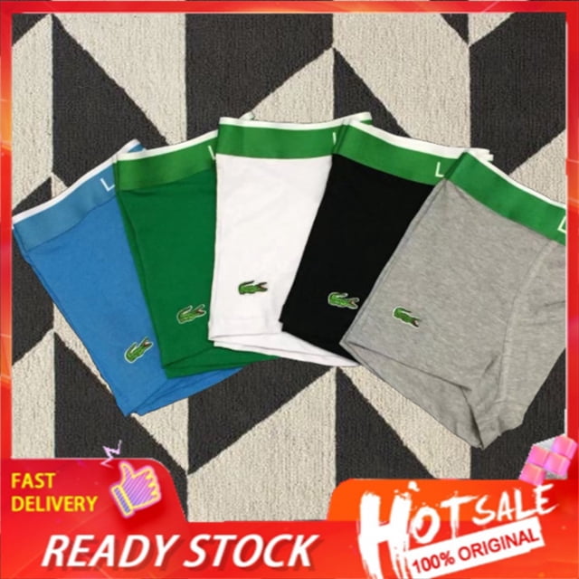 Lacoste Men Moda transpirable sin costuras bóxer ropa interior corta YLMX Gao Jiahui unisex