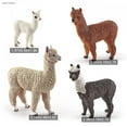thumbnail image 6 of Ksopiavobs Alpaca Toys 4pcs Alpaca Figure Forest Jungle Animal Toy Figurines for Kids Farm Animals Gift for Kids Toddlers, 6 of 6