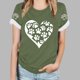 thumbnail image 5 of Tops Y Blusas de las Mujeres Estampadas Cuello Redondo Manga Corta, Poliéster Casual Top para Diario, Fiesta Y Todas las Estaciones, 5 of 8