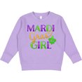 thumbnail image 2 of Inktastic Mardi Gras Girl Toddler Sweatshirt, 2 of 4