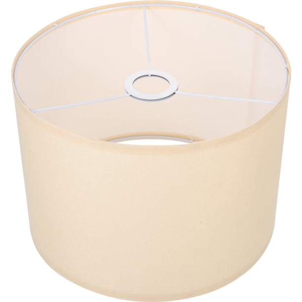 Pantalla de lino para el hogar, pantalla moderna, pantalla de lámpara de pie de lino clásica, Compatible con bombilla E27