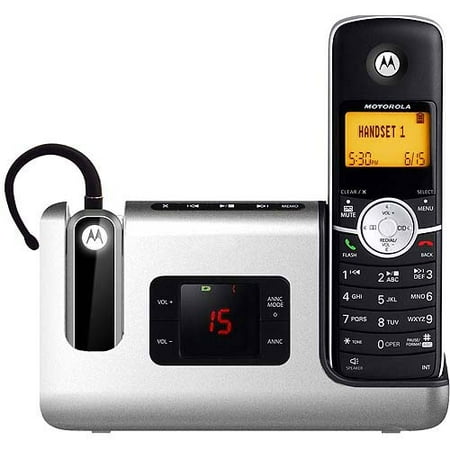MOTOROLA L902 DECT 6.0 Headset/Cordless Phone System with Digital Answering System (Single-handset system)