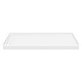 thumbnail image 2 of Transolid FSL6036L-01 60-in x 36-in Cast Solid Surface Low Profile Shower Base with Linear Concealed Left Hand Drain, White, 2 of 5