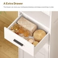 thumbnail image 5 of 67" H Tall Storage Cabinet with 2 Doors and 1 Drawer, Narrow Black Cabinet with Adjustable Shelves, for Bathroom, Living Room, Entryway, Kitchen,, 5 of 6