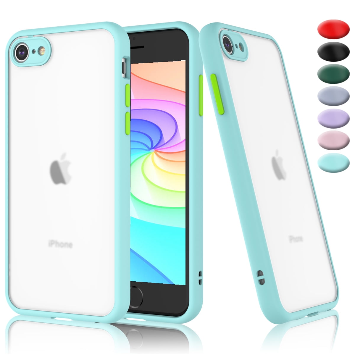 iPhone SE 2 2020 Case, Hard Case for iPhone 7 / 8 4.7" Shock Absorbing