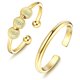 thumbnail image 2 of Anillos Giratorios Ajustables Abiertos Fidget Para Mujeres Y Hombres, Anillo Portátil Antiestrés Para La Ansiedad, Anillos De Moda Para Mujer 2 Uds Scienceny AP006162-01, 2 of 6