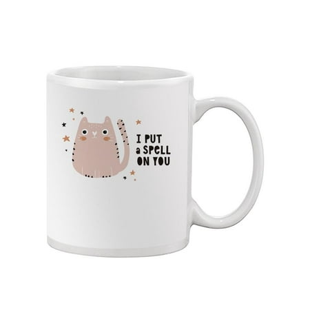 

Funny Cute Kitten Spell Mug - Image by Shutterstock