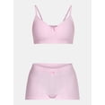 thumbnail image 3 of No Boundaries Seamless Triangle Bralette & Boyshort Set, 2-Piece, Women's XS-XXXL, 3 of 8