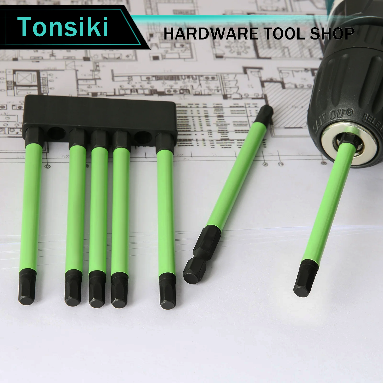 20pc Security Torx Bit & Hex Key Allen Bit Set | S2 Steel | For Power Drill & Impact Driver
