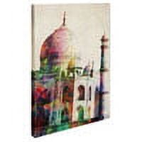 Trademark Art 'Taj Mahal' Canvas Art by Michael Tompsett