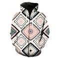 thumbnail image 1 of Sudadera con capucha y cremallera para hombre, diseño de mapa de tribus primitivas étnicas, con estampado 3D, informal, divertida y genial, para adolescentes, estilo hip hop., 1 of 6