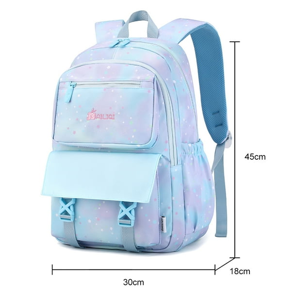 Mochilas Escolares Linda mochila escolar para niñas y niños, bolsa de libros de moda para niños, regalo de cumpleaños (azul) Ndcxsfigh Para Estrenar