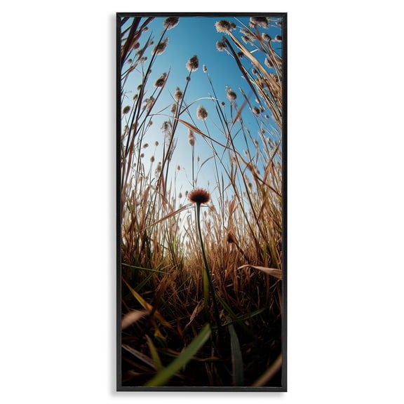 Daydream Botanical Meadow Black Framed Giclee Art, design by Decent Exposures