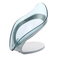 thumbnail image 1 of Soap Holder Dish Bathroom Shower Storage Plate Stand Box Tray Case Blue, 1 of 9