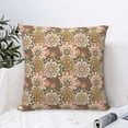 thumbnail image 4 of Pofeuu Mandala Print Double-sided plush pillowcase Square Throw Pillow Covers Pillows Cover for Living Room Bedroom Sofa Couch Cushion Cover（No pillow core）-12"x12", 4 of 7