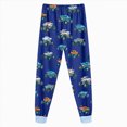 thumbnail image 6 of TOWED22 Toddler Baby Girl Fall Winter Outfit Print Long Sleeve Sweatshirts and Stretch Pants Infant Girl Clothes Size:5-6 Y,Color:Blue, 6 of 9