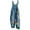 Blue, variant on Pants For Women Trendy 2023 Women Ladies Printed Summer Sleeveless Backless Loose Long Playsuits Rompers Jumpsuit White Xl