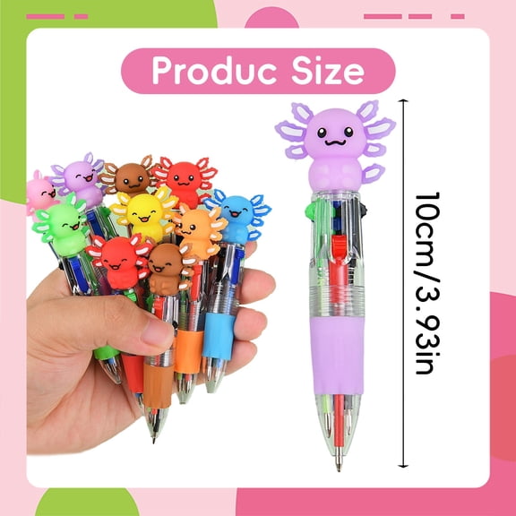 Novelty Ballpoint Pen, Cute Salamander Colored Pens for Fun Writing, By TINGXIN