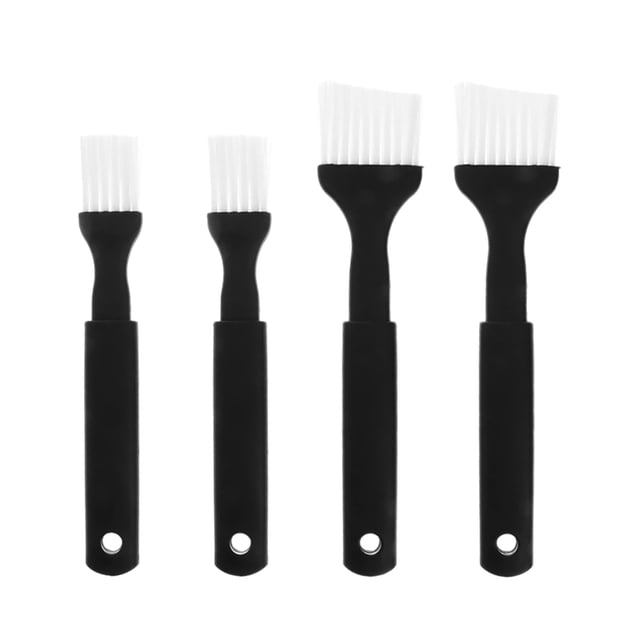 Multifunction Kitchen Silicone Oil Brush Set for Baking and Grilling - 4 Piece Nylon Brushes Excellent for Nonstick Applications and Easy Food Prep 4PCS