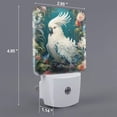 thumbnail image 2 of Rocae Tropical Parrot Floral Artwork for 0.5W Plug in Night Light, Dusk to Dawn, Bright Nightlight Auto-On/Off-US, 2 of 7