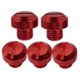 thumbnail image 5 of unbranded 5Ud Tapones Decorativos Para Agujeros De Espejo Mejoran Apariencia En Rojo, 5 of 8