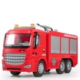 thumbnail image 1 of Camión de con motor de fricción, educativo para , y niñas, cumpleaños, Navidad - Cisterna de fuego CUTICAT Tire hacia atrás de los coches, 1 of 7