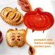 thumbnail image 2 of Molde para pastel de mano Molde de plástico para masa de bolsillo Molde para hacer postres resistente a bricolaje Bandeja para pasteles Pan Halloween Vacaciones Navidad Calabaza para hornear Methold HA009205-01B, 2 of 6