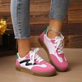 thumbnail image 2 of YLYL Women's Sneakers Lace up Non Slip Retro Classic Fashion Casual Comfort Walking Shoes, 2 of 9