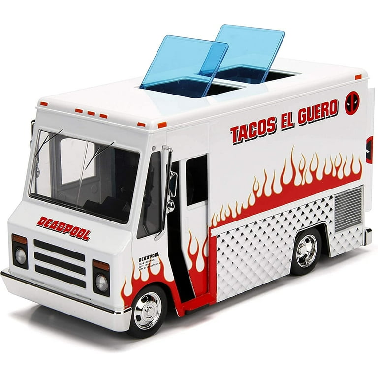 送料無料 いつまで Car, Truck Taco Diecast Deadpool Marvel 1:24 Vehicle Scale ミニカー