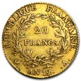 thumbnail image 2 of AN12 France Gold 20 Francs Napoleon Bonaparte (XF), 2 of 2