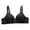 Black, variant on Sports Bras for Women Plus Size Bras Underarm-smoothing with Seamless Stretch Wireless Lightly Lined Yoga Bra High Lift Close Breast Tops Breathable Underwear Daily Bra