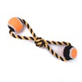thumbnail image 2 of Pet Cotton Rope Tennis Ball Toy, Dog Rope Ball Toy Colorful Safe Bite Resistant Interactive  for Game for Outdoor, 2 of 8