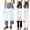 *1-Light Blue, variant on VBVC Women's Straight Leg Cropped Jeans with Pockets , High Waisted Washed Denim Pants For Women, XS-2XL
