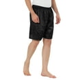 thumbnail image 4 of NOMADIC NOOK Men's Sleepwear Satin Lounge Pajama Shorts 2 Pack, 4 of 4