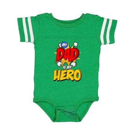 

Inktastic Dad is My Hero Gift Baby Boy or Baby Girl Bodysuit