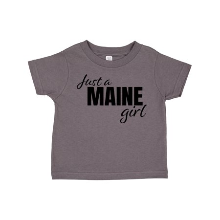 

Inktastic Just a Maine Girl Born and Raised Gift Toddler Toddler Girl T-Shirt