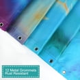 thumbnail image 5 of Abstract Shower Curtain, Orange Shower Curtain, Colorful Shower Curtain, Teal Shower Curtain, Purple Shower Curtain Sets with 12 Hooks, 72" Wx72 H, 5 of 5