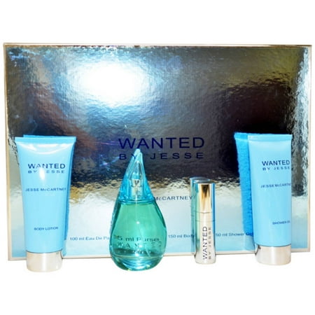 Wanted by Jesse McCartney for Women Gift Set, 4 pc