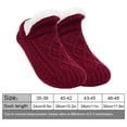 thumbnail image 4 of Calcetines de piso de lana Calcetines para dormir con pegamento en la parte inferior Calcetines antideslizantes Calcetines para el hogar interior, 4 of 7