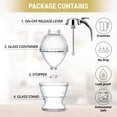 thumbnail image 4 of Dispensador de miel PAULSWAY, vidrio, 240 ml, eje de acero inoxidable, 4 of 7