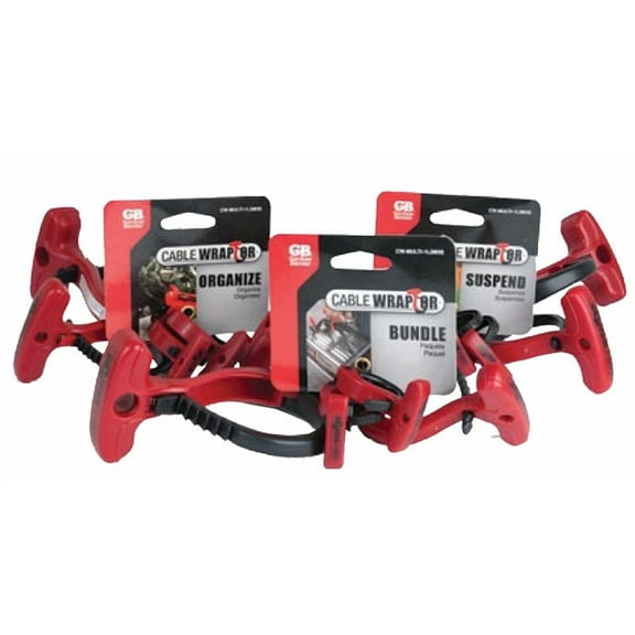 Gardner Bender CW-MULTI-1L2M3S Cable Wraptor Cord Organizer Multi-Pack