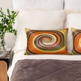 thumbnail image 4 of Bingfone Colorful Swirl Print Satin Pillowcase for Hair - Standard Size with Zipper Silky & Soft Pillow Covers,20x30 inches, 4 of 8