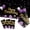 Purple and Black, variant on 3 Pack Birthday Party Supplies Confetti Sprinkles Happy Birthday Tablecloths Starry Table Covers for Party Decorations, 54 x 108 Inches (Black Purple)