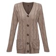 thumbnail image 5 of Vedolay Womens Cardigans Lightweight Open Front Cardigan Coat Knit Coats for Women 2023 Pink,3XL, 5 of 5